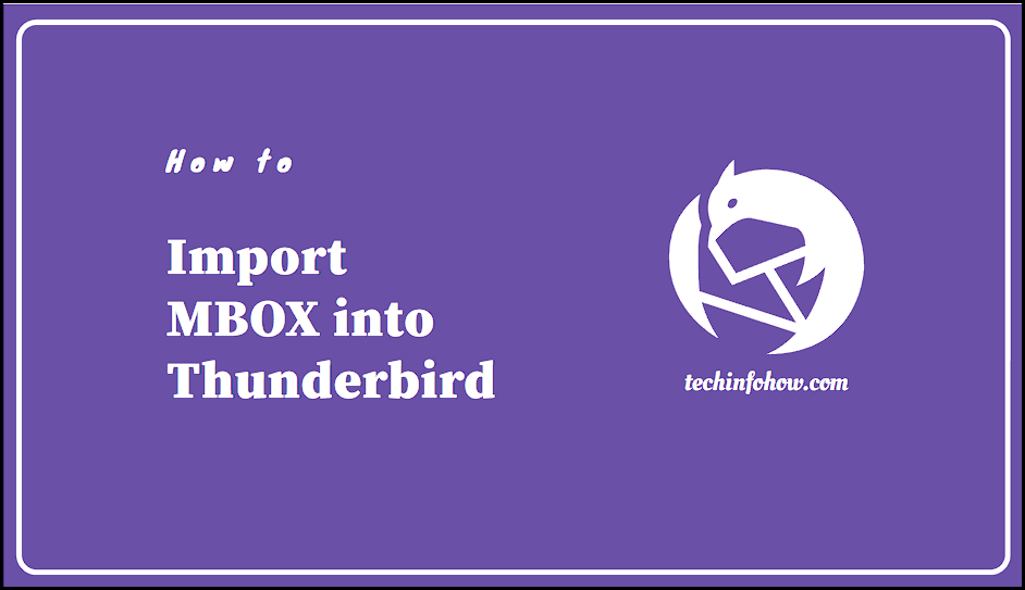how to import mbox to thunderbird
